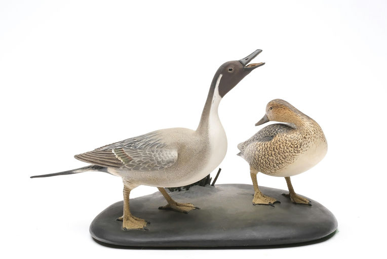 Frank Finney – Miniature Pair of Pintail On Base – 2026