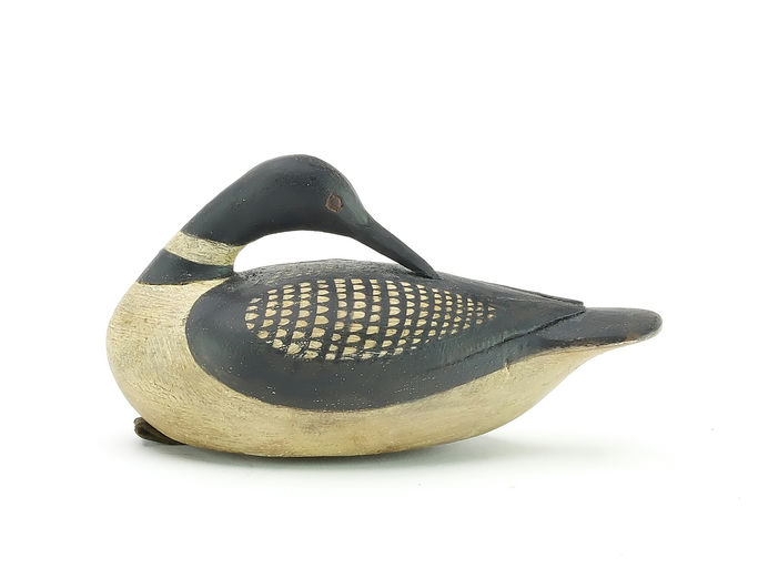 Mark McNair – Miniature Preening Loon – 2024