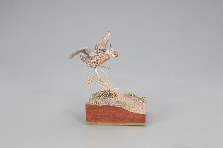 Pat Godin – Miniature Greater Prairie Chicken – 2021