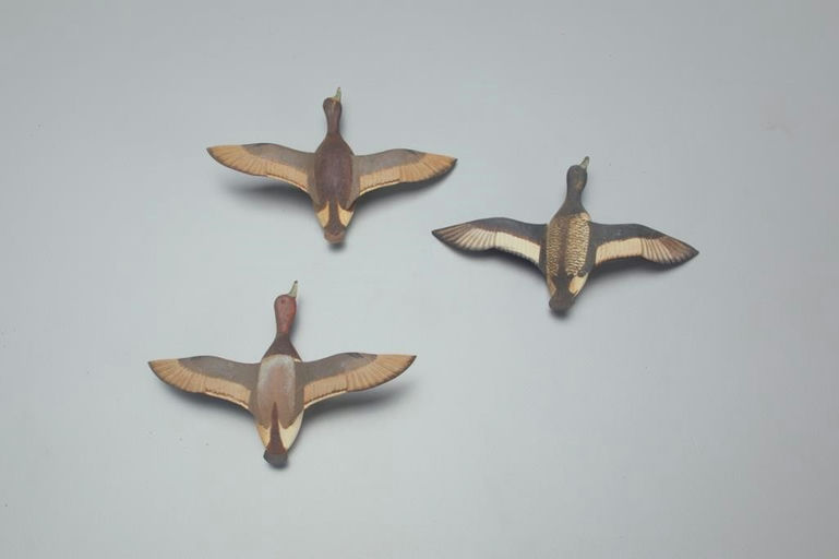 James Joseph Ahearn – Three Miniature Diving Ducks – 2021