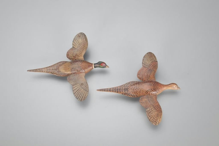 James Joseph Ahearn – Miniature Flying Pheasant Pair – 2021