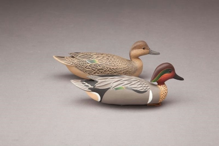 John Wood – Miniature Green-Winged Teal Pair – 2011