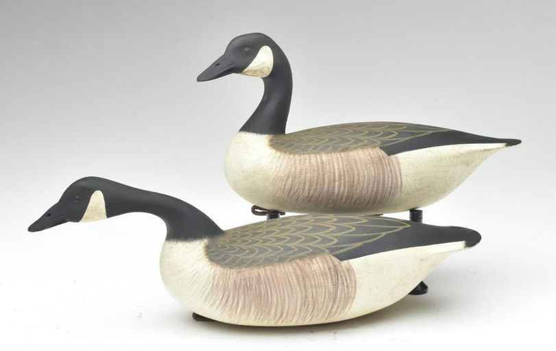 Rick Brown – Miniature Pair of Canada Geese – 2023