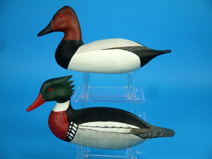 Harry V. Shourds – One-Third Size Red-Breasted Merganser And Canvasback Drake – 2026