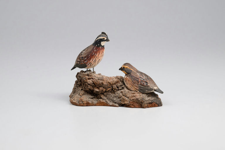 Russ Burr – Miniature Quail Pair – 2026
