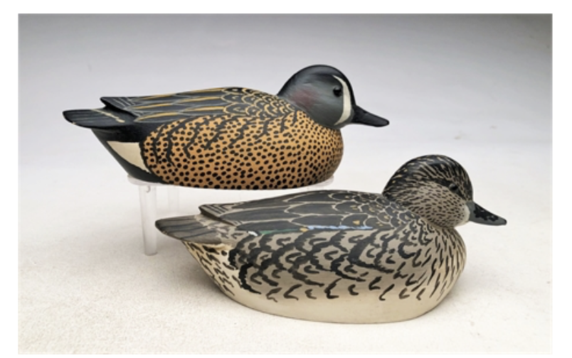 Grayson Chesser – Pair of Miniature Blue-winged Teal – 2020