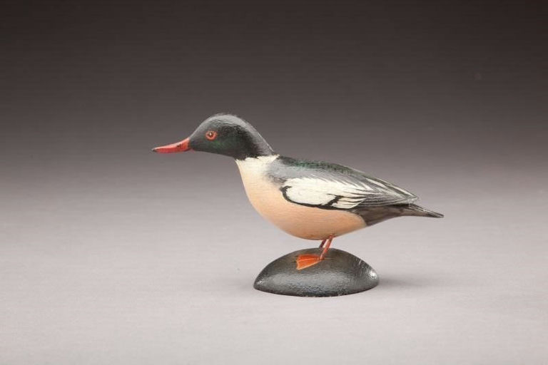 Elmer Crowell – Miniature American Merganser Drake – 2011