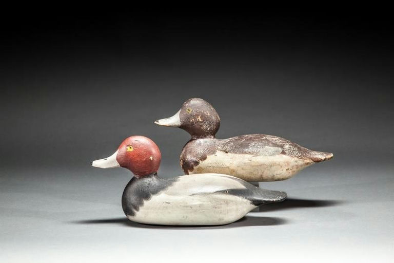 Mason Decoy Factory – Glass-Eye Grade Redhead Pair – 2016