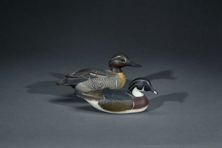 John A. Hillman – Miniature Green-Winged Teal and Wood Duck – 2017