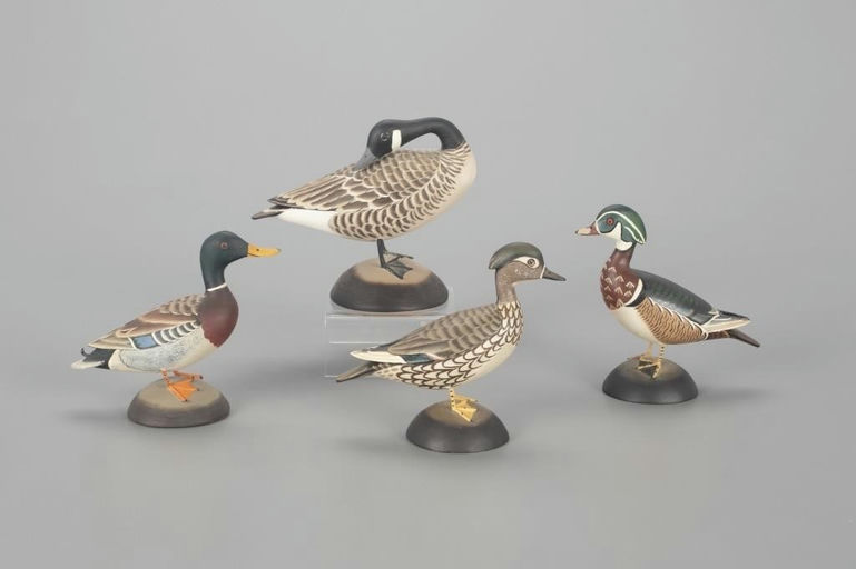 James Lapham – Four Miniature Waterfowl – 2023