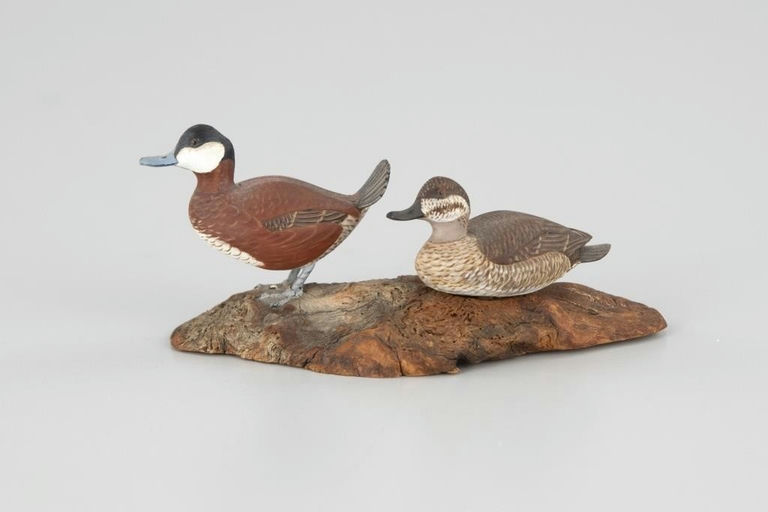 Allen J. King – Rare Miniature Ruddy Duck Pair – 2026
