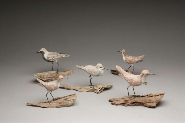 Don Allen – Five Decorative Shorebirds – 2009