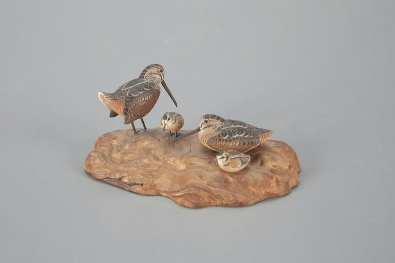 Allen J. King – Miniature Woodcock Family – 2023