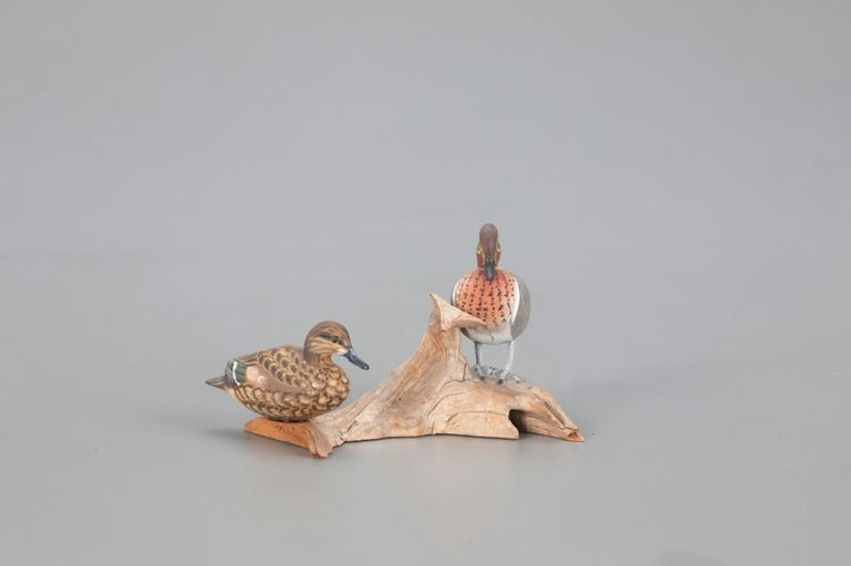 General Chester DeGavre – Miniature Green-Winged Teal Pair – 2021