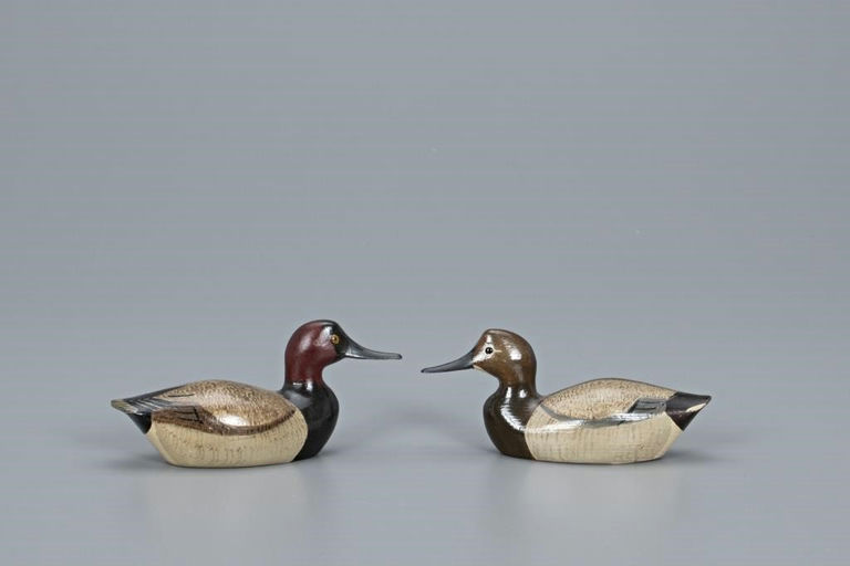 George Boyd – Miniature Canvasback Pair – 2019