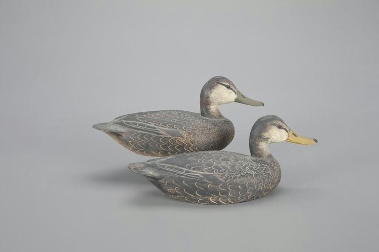 Ben Schmidt – Miniature Black Duck Pair – 2023
