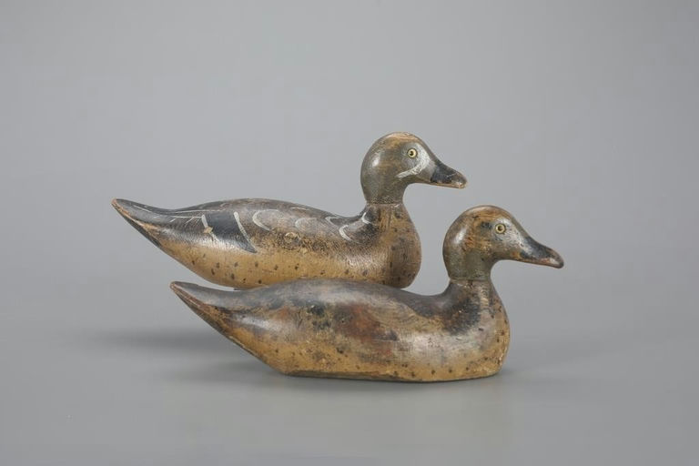 Evans Decoy Company – Early Standard-Grade Blue-Winged Teal Pair – 2023