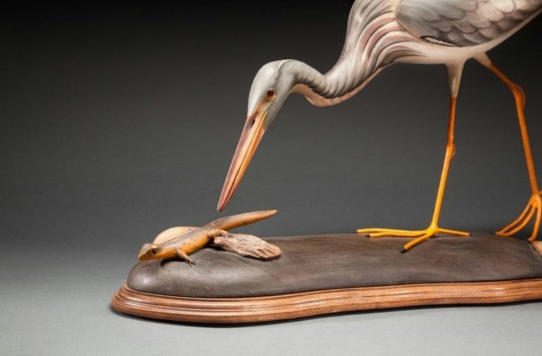 Bill Gibian – Tri-Color Heron with Newt – 2016