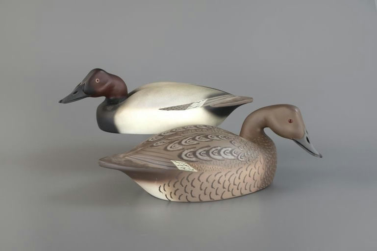 Walter J. Ruppel – Reaching Canvasback Pair – 2025