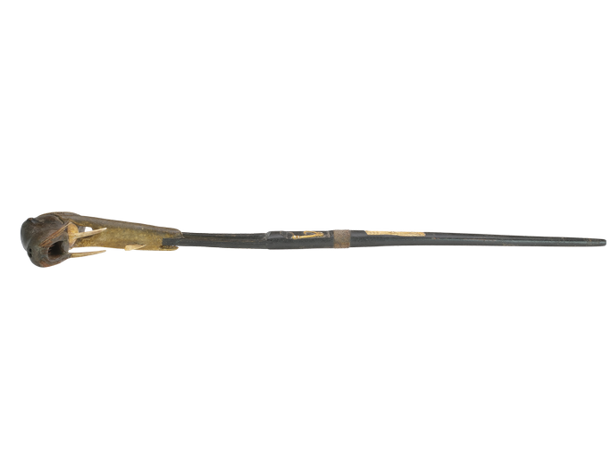 Frank Finney – "Bering Sea" carved walking stick – 2023