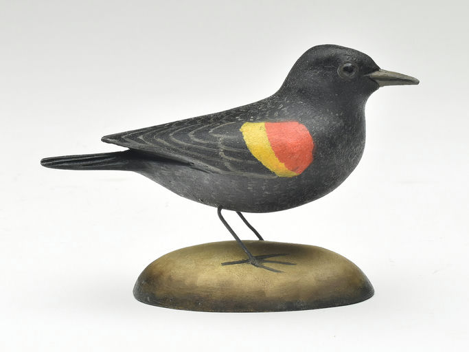 Frank Finney – Miniature red wing black bird – 2023