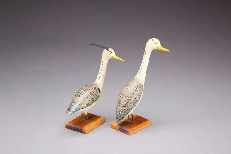 George Boyd – Miniature Great Blue Heron Pair – 2013
