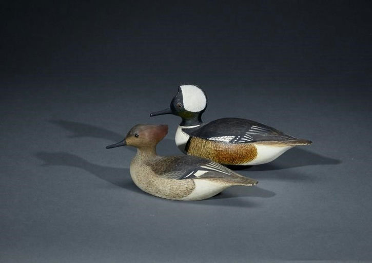 John A. Hillman – Miniature Hooded Merganser Pair – 2017