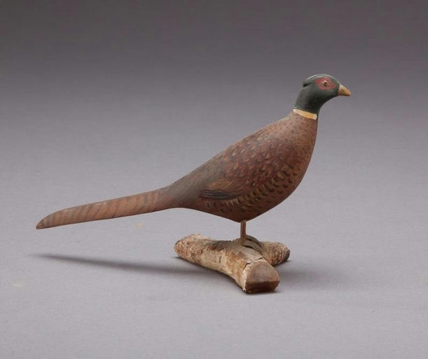 James Joseph Ahearn – Miniature Pheasant Carving – 2013