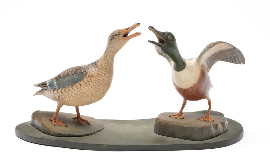 Frank Finney – Pair of Miniature Shovelers On A Base – 2026