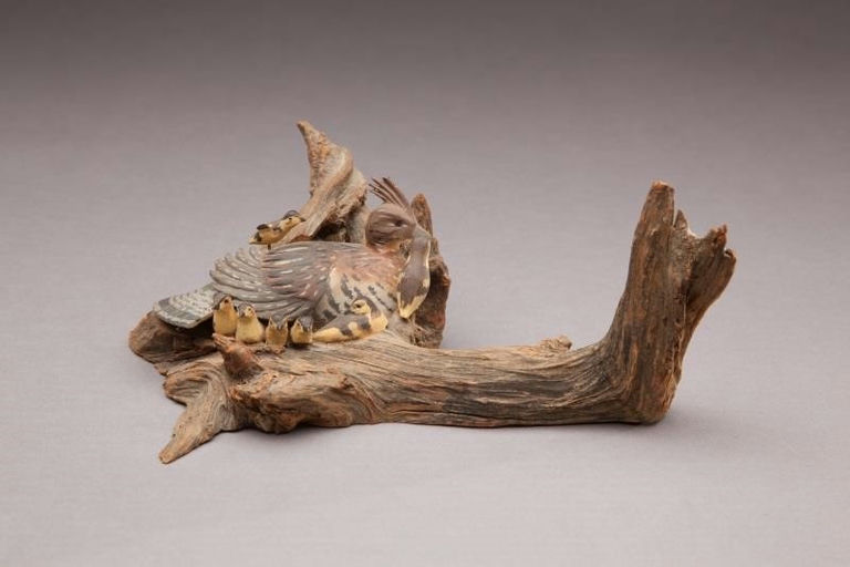Russ Burr – Miniature Ruffed Grouse Family – 2011