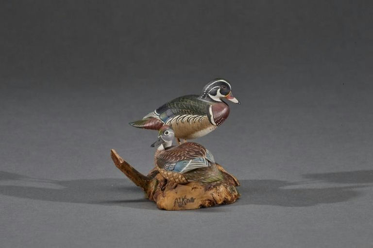 Allen J. King – Miniature Wood Duck Pair – 2017