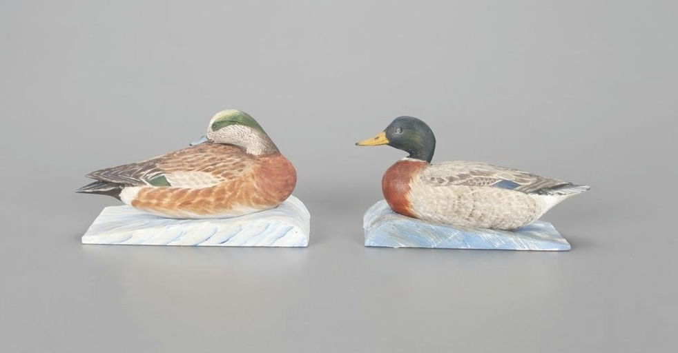 Davison B. Hawthorne – Miniature Wigeon and Mallard – 2023