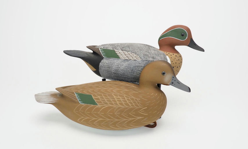 W.M. Oler — Green-winged Teal Pair