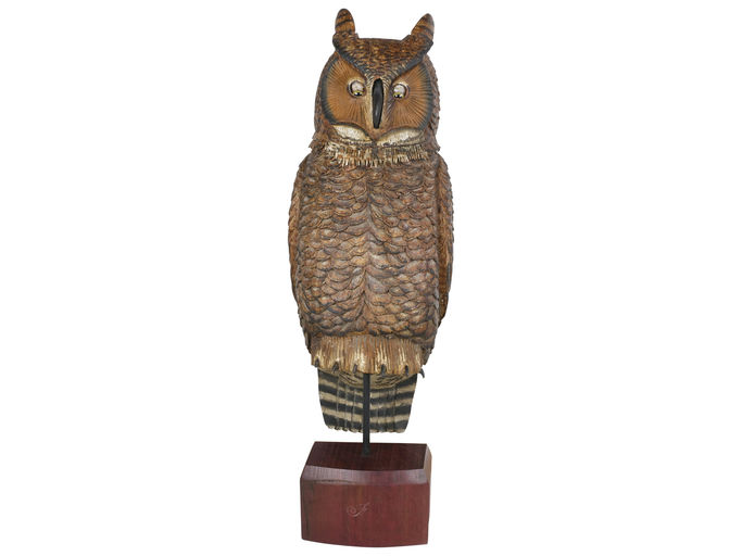 Frank Finney – Large mechanical great horned owl – 2024