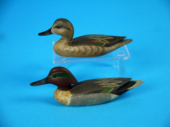 William Bill Johnson – Miniature Green Wing Teal Drake/Hen – 2026