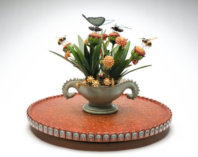 Frank Finney — Carved Wooden Flowers