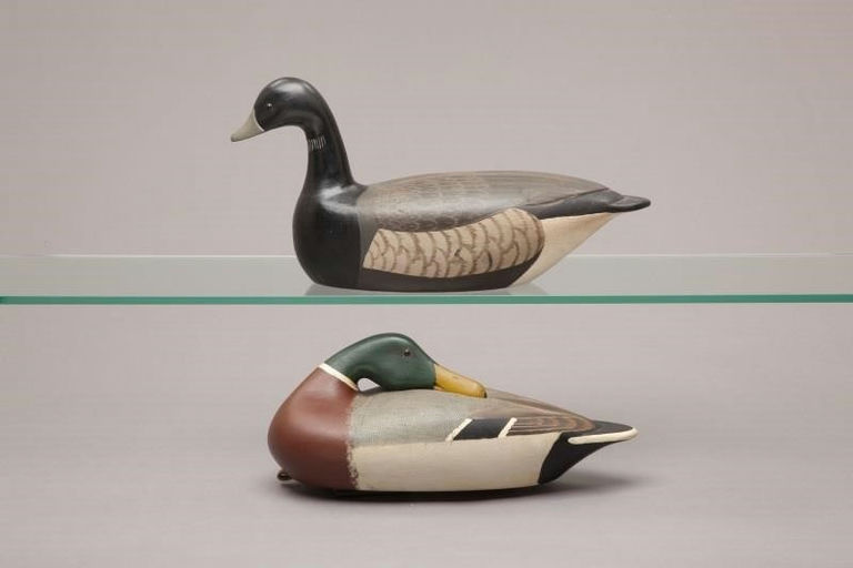 Roswell E. Bliss – Brant and Preening Mallard – 2011