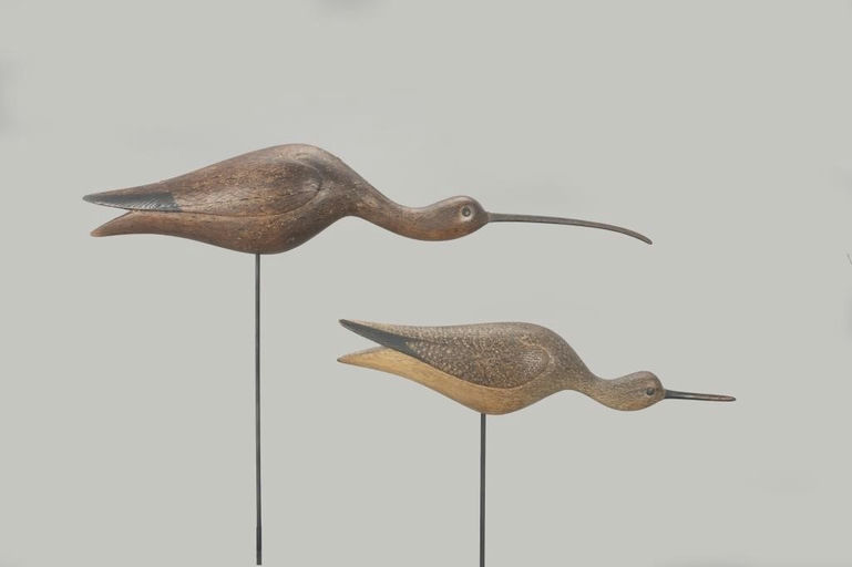 Mark McNair – Two Phillips-Rig-Style Shorebirds – 2022