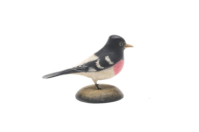 Frank Finney – Miniature grosbeak with glass eyes – 2025