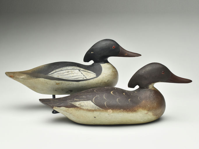Mason Decoy Factory – Pair of American Mergansers – 2023