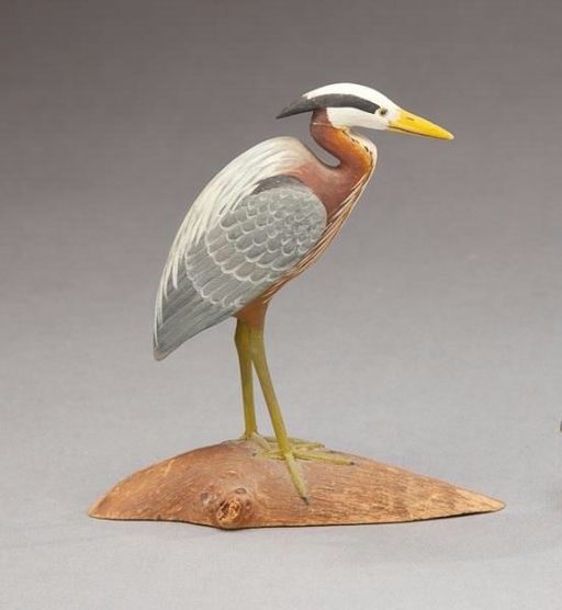 Harold Gibbs – Miniature Great Blue Heron – 2013
