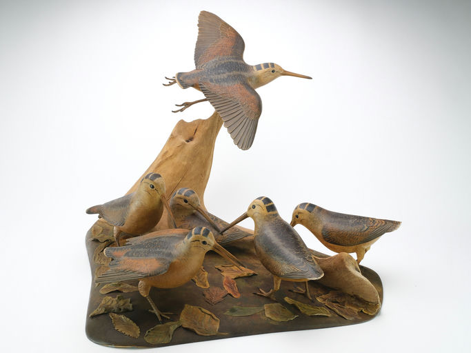 Frank Finney – Elaborately designed and carved group of – 2024