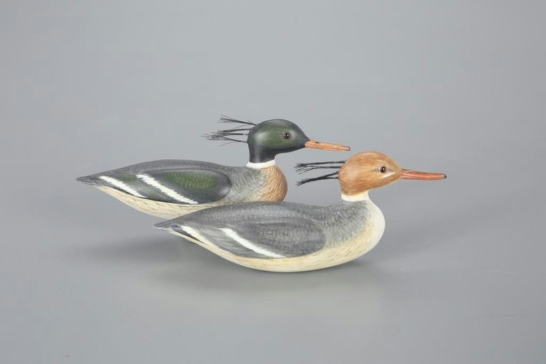 Steve Weaver – Miniature Merganser Pair – 2023