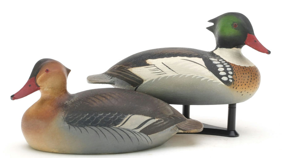 Ward Brothers – Pair of miniature mergansers – 2024