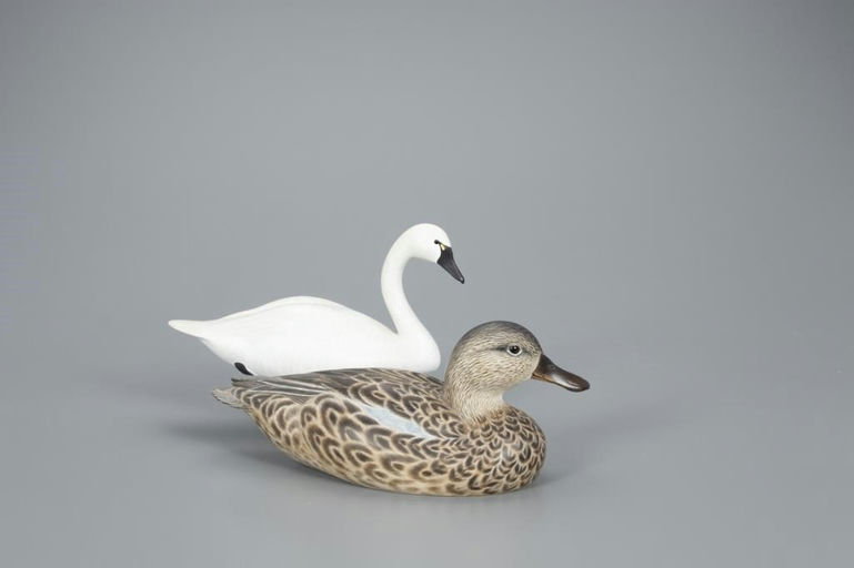 Bob Kerr – Three Waterfowl Carvings – 2020