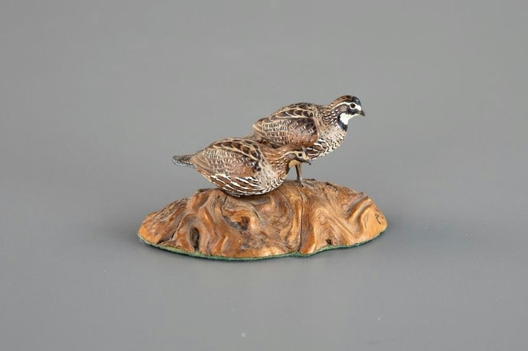 Allen J. King – Miniature Bobwhite Quail Pair – 2025