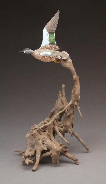 Helen Lay Strong – Miniature Flying Blue-Winged Teal – 2012
