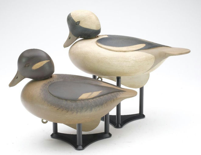 Marty Collins – Rocking Head Bufflehead Pair – 2023
