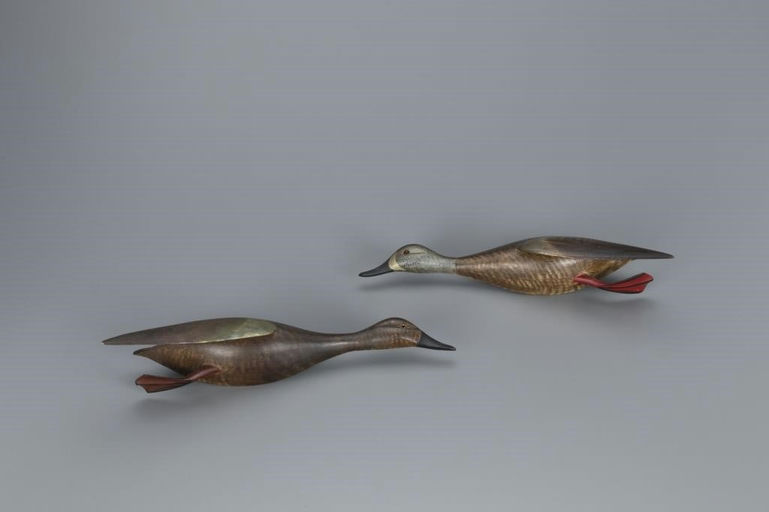 Chauncey Wheeler – Flying Blue-Winged Teal Pair – 2019