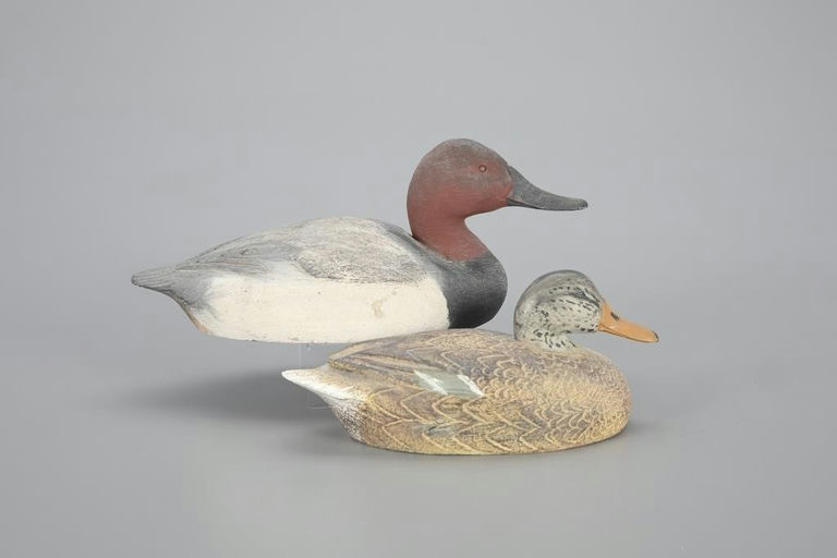 Ben Schmidt – Miniature Mallard Hen and Canvasback Drake – 2023